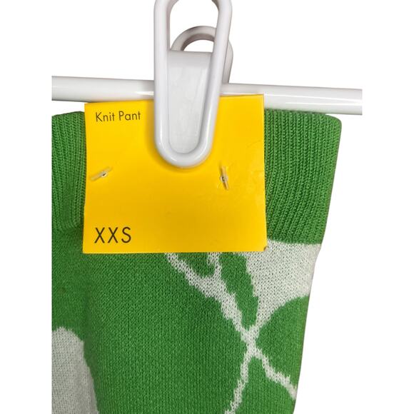 Diane Von Furstenberg for Target Green Ginkgo High Waist Knit Pants Size XXS NWT - Picture 4 of 5